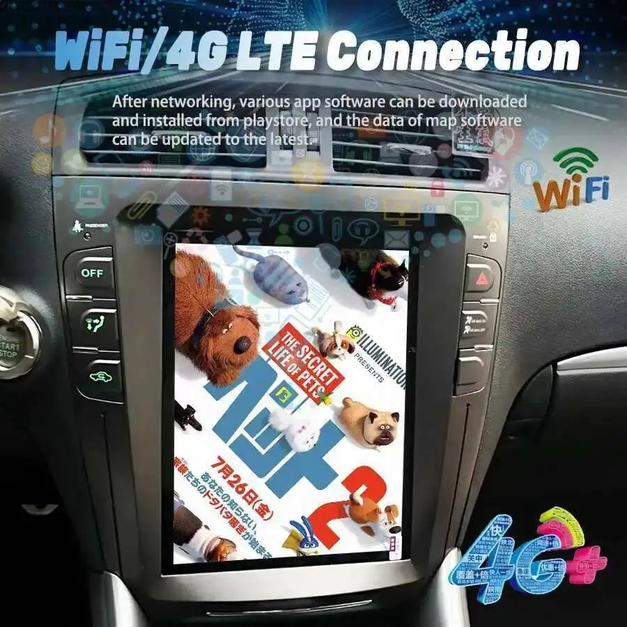 10.4" Android15 Car Radio For Lexus IS250 2009 2007 2010 IS220 Automotive Multimedia Scree | AUTOKITSHOP