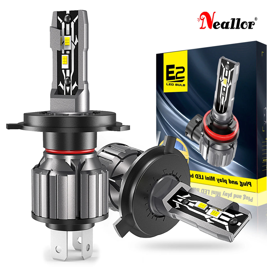 H4 P43t HB2 9003 Led Headlight White Car Light Canbus Vehicles Bulb High Power Auto Fog Di