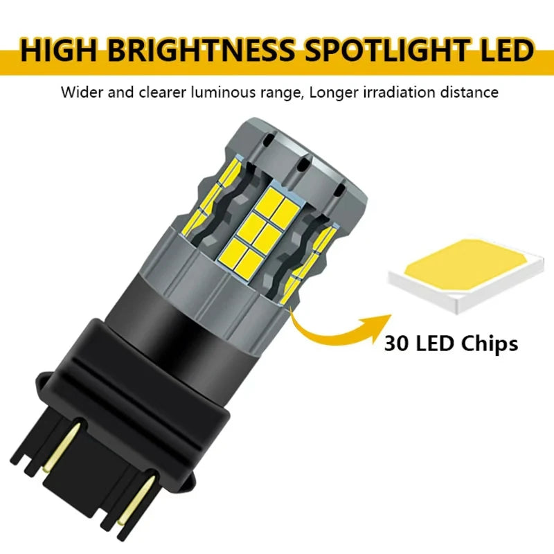 3156 P27W 3157 P27W/7W T25 Led Bulbs Canbus Turn Signal Brake Lamp Backup Reverse Lamp Car