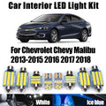 11-Piece LED Interior Light Kit for Chevrolet Chevy Malibu 2013- 2017 - Canbus Dome Map Door Trunk Bulbs | AUTOKITSHOP