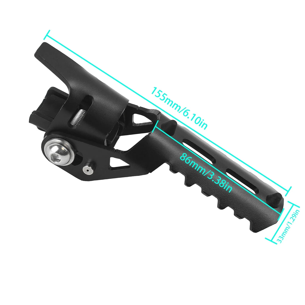Motorcycle 22mm/25mm Highway Front Footpeg Footrests Clamps Crash Bars Foot Rests Explorer Guard - Automotive LED Light