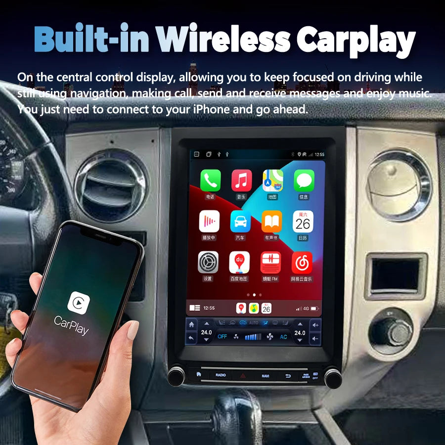 12.1inch For Ford F150 F250 F350 F450 F650 2013-2015 Android Car Multimedia Video Player S