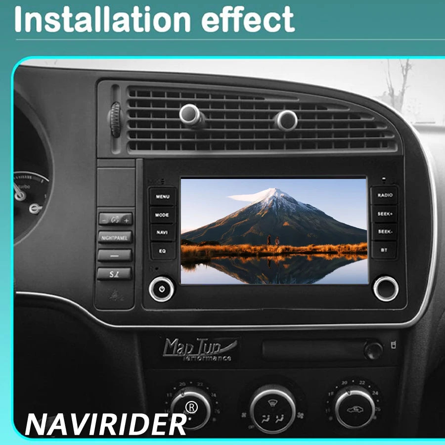 Car Video Player Stereo DSP Touch Screen For SAAB 9-3 93 2005 - 2008 GPS WIFI 4G Navi CarP