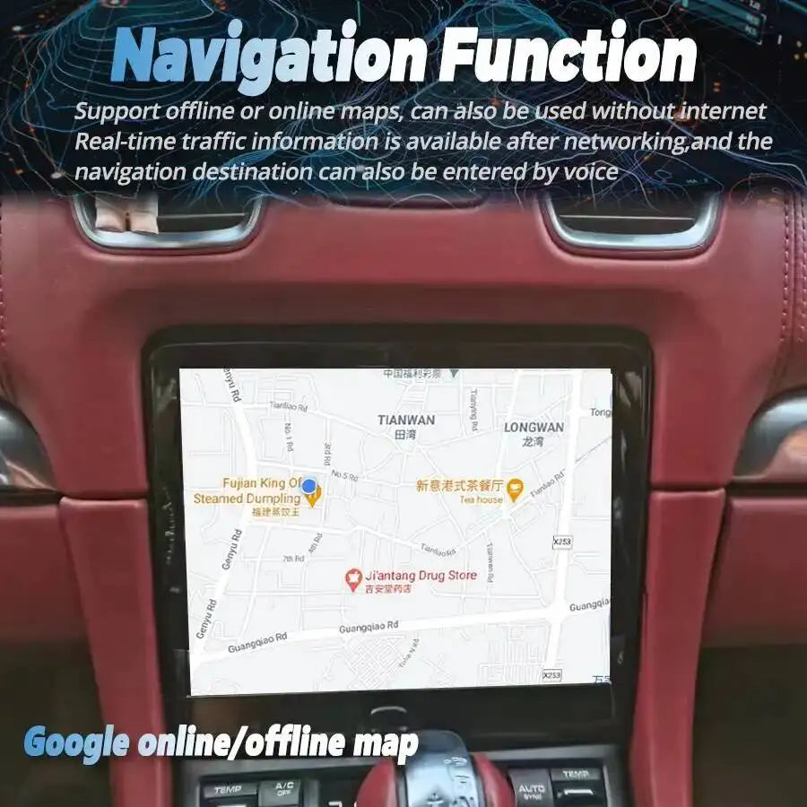 Car Radio GPS Multimedia Video Player Auto Navigation Stereo 4G CarPlay DSP 8.4" For Porsc | AUTOKITSHOP