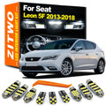 ZITWO 14Pcs Complete LED Interior Reading Foot Light Kit For Seat Leon 3 MK3 5F  for Seat MK3 - Automotive LED Light