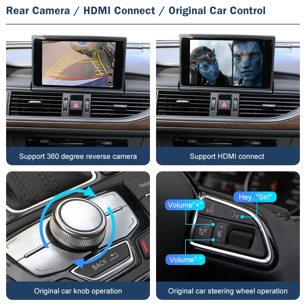 Road Top Wireless CarPlay Interface for Audi A6 A7 RMC HN MHI2 2012-2018 with AirPlay Mirr | AUTOKITSHOP