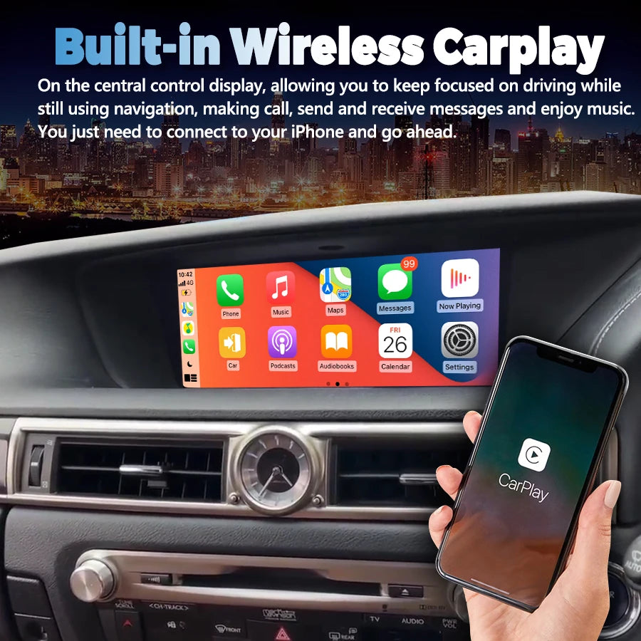 Car Radio RHD For Lexus GS 350 Gs350 2013 - 2019 Android 13 GPS Video Player Multimedia Au | AUTOKITSHOP
