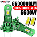 6600W High Power H7 H4 LED Bulb Turbo Headlight 6000K 4300K 12V 24V CSP H1 H11 LED Diode a