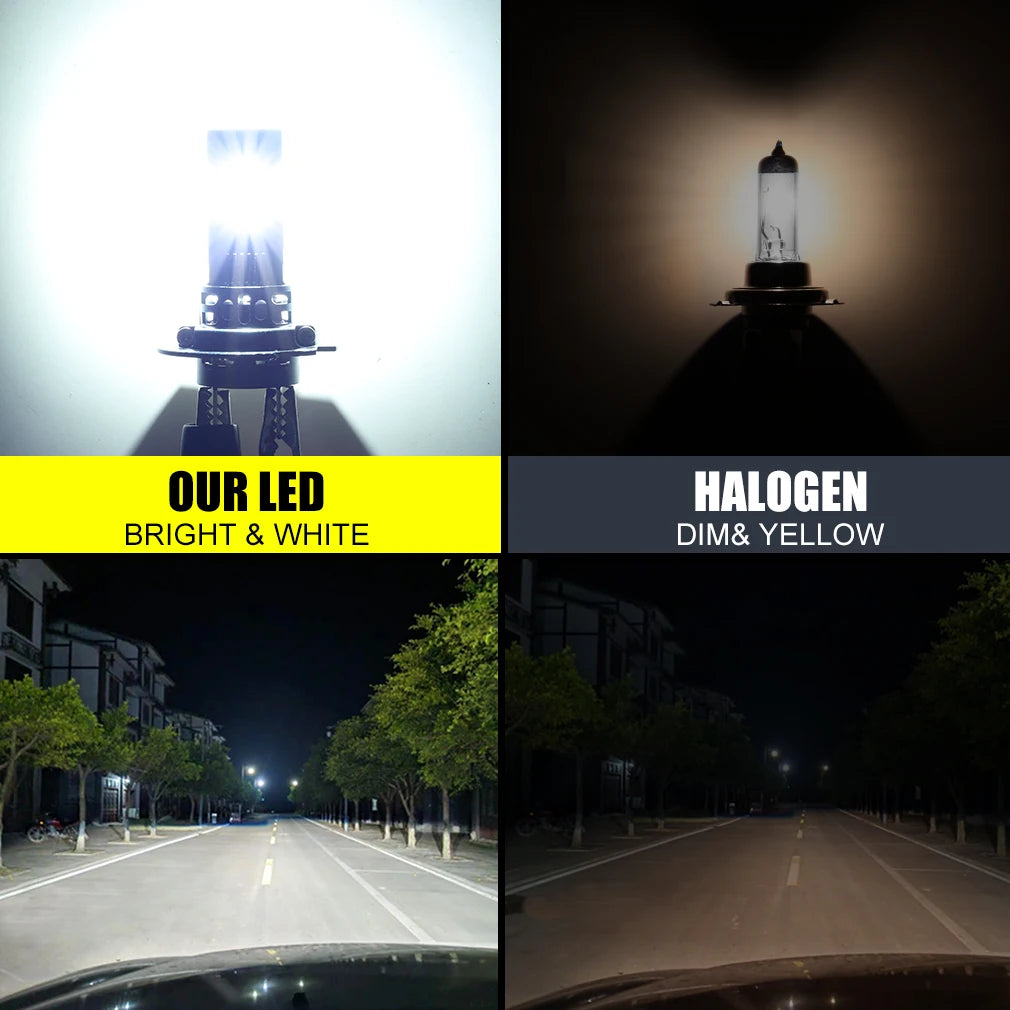 XSTORM H7 LED Canbus 1000W 60000LM LED Headlight for Car With Fan Lamp Bulb Auto Turbo Lig