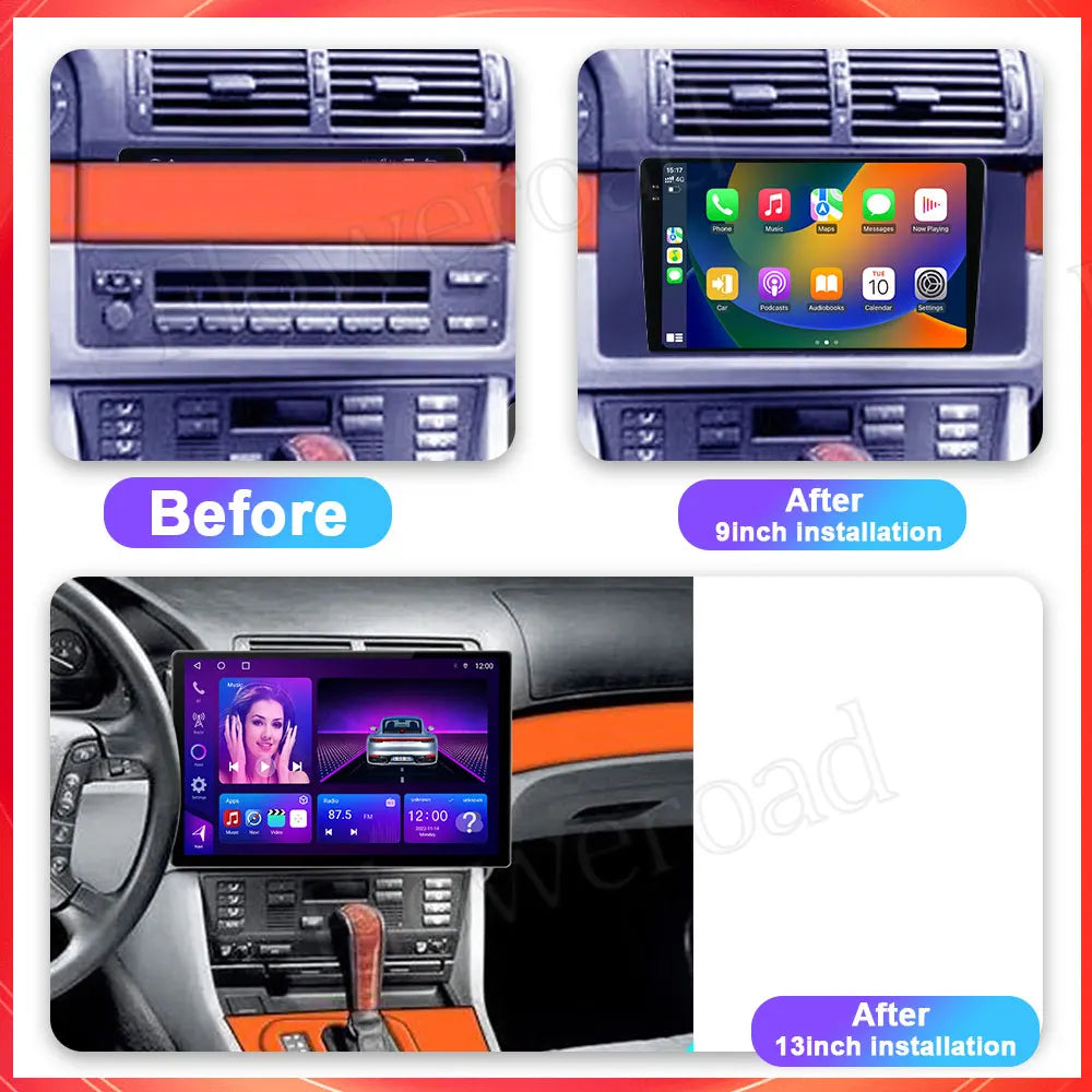13inch Android For BMW 5 E39 1995 - 2003 E53 X5 M5 Car Radio Multimedia Video Player Navig | AUTOKITSHOP