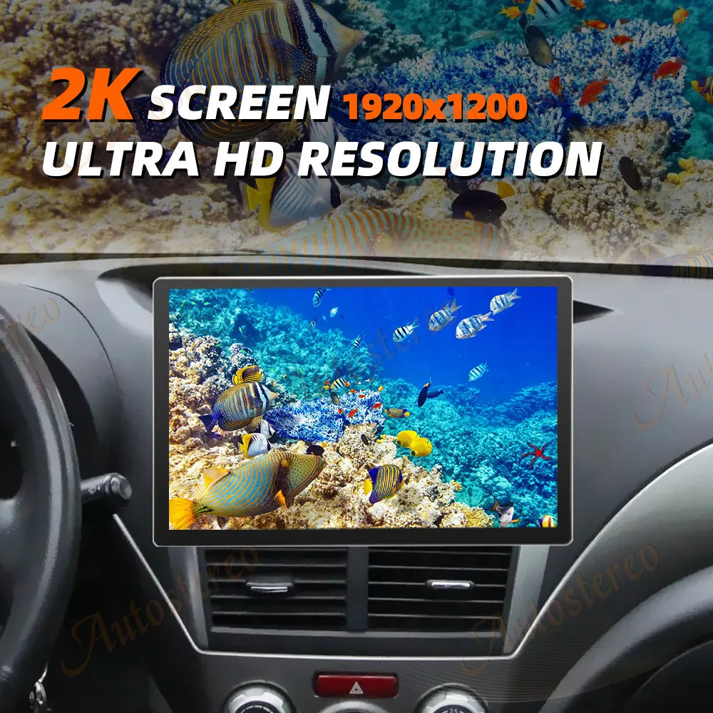 Carplay Android 14 13.3 Inch Car Radio For Subaru Forester WRX 2008-2014 Car GPS Navigatio