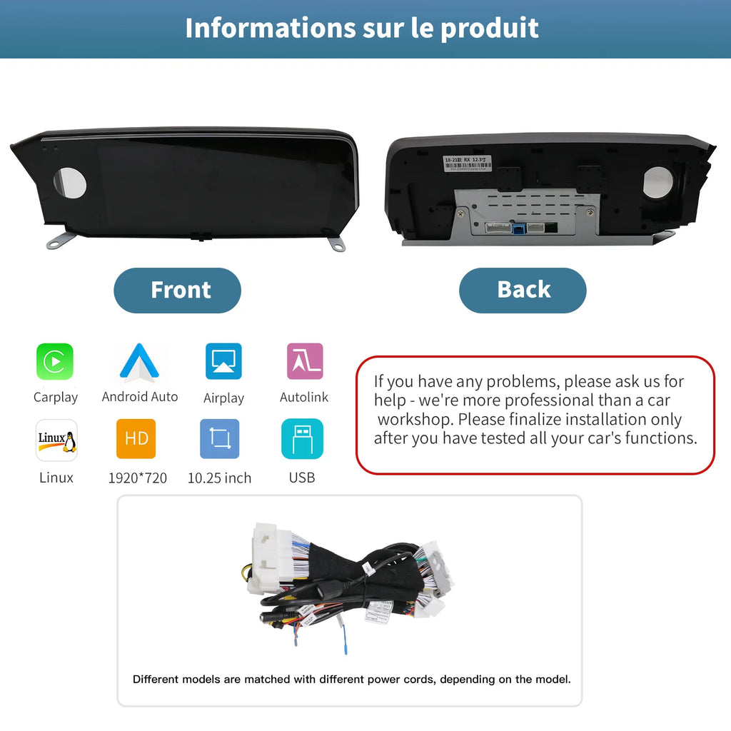 1920*720 Wireless Carplay and Android Auto for Lexus ES200 NX200 RX200 RX300 RX270 Car Mul | AUTOKITSHOP