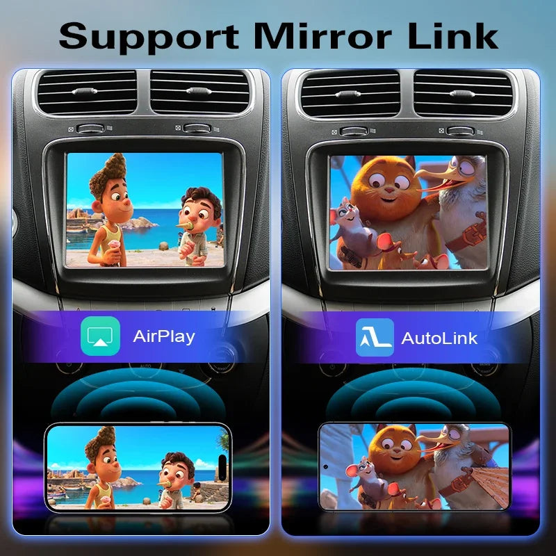 Wireless CarPlay For Dodge Journey 2013-2016 Smart AI Box Android Auto Adapter Support Mir