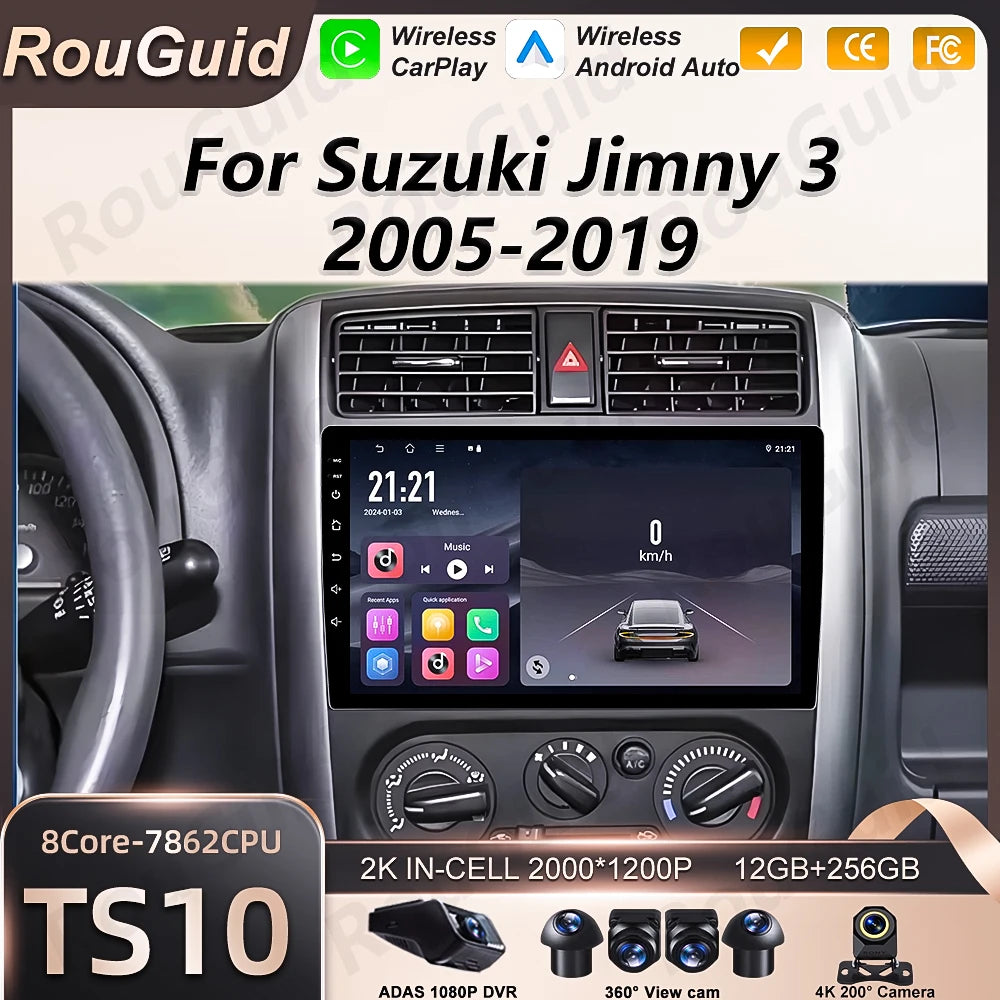 Android16 Car Radio For Suzuki Jimny 3 2005-2016 2017 2018 2019 Multimedia Video Player GP | AUTOKITSHOP