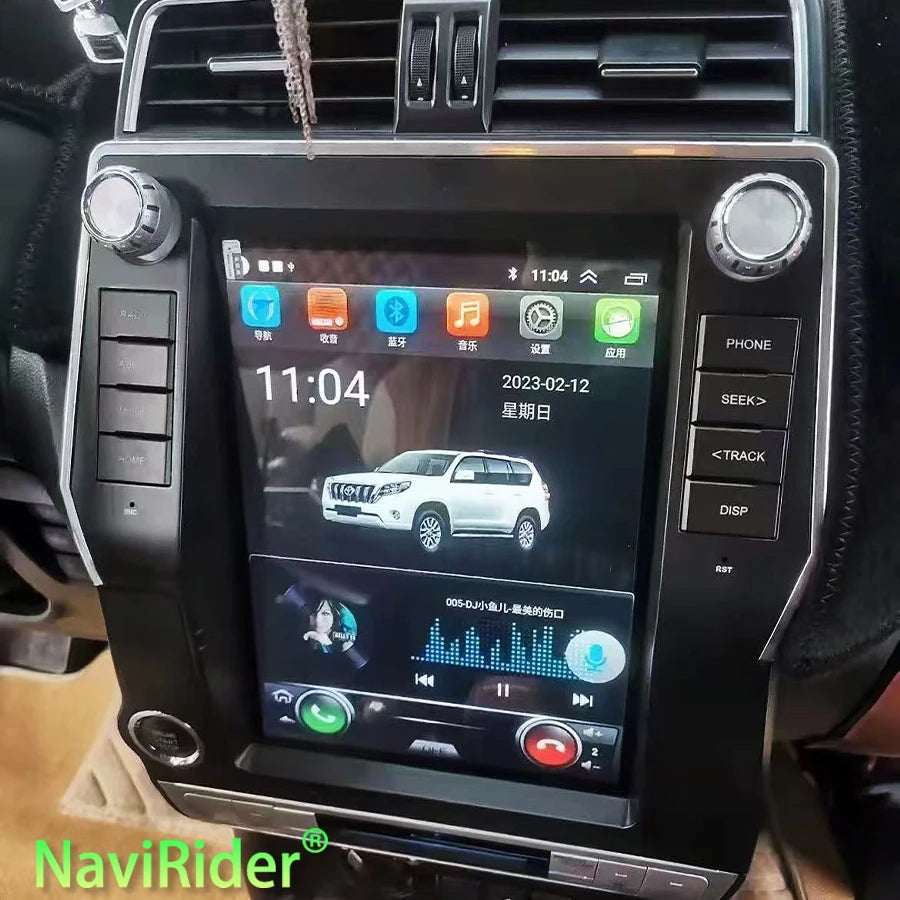Android Auto Stereo Carplay For Toyota Land Cruiser Prado 150 2018 Car Radio Multimedia Vi