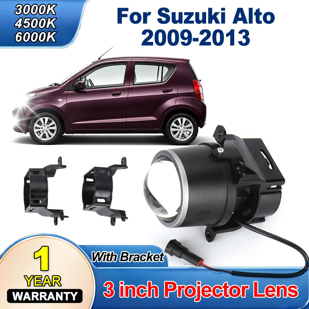 3.0 Inch Bi-LED Lenses Fog Light With Bracket Projector Lens Fog Light LED Driving Fog Lam