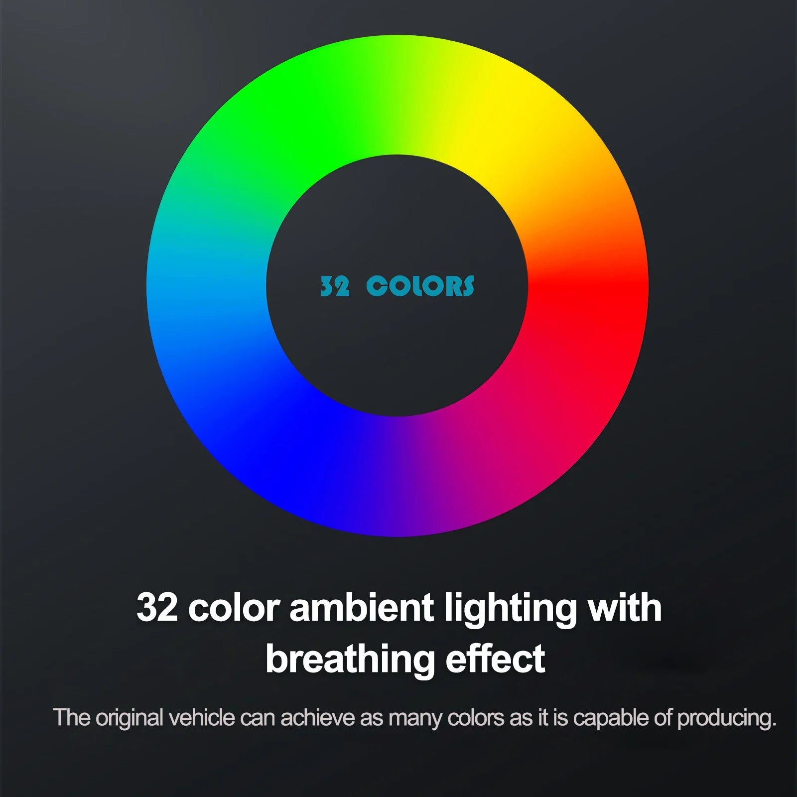 RGB Tweeter Speaker for Audi A7 Q5 A6 - RGB LED Ambient Speaker Car Interior Light