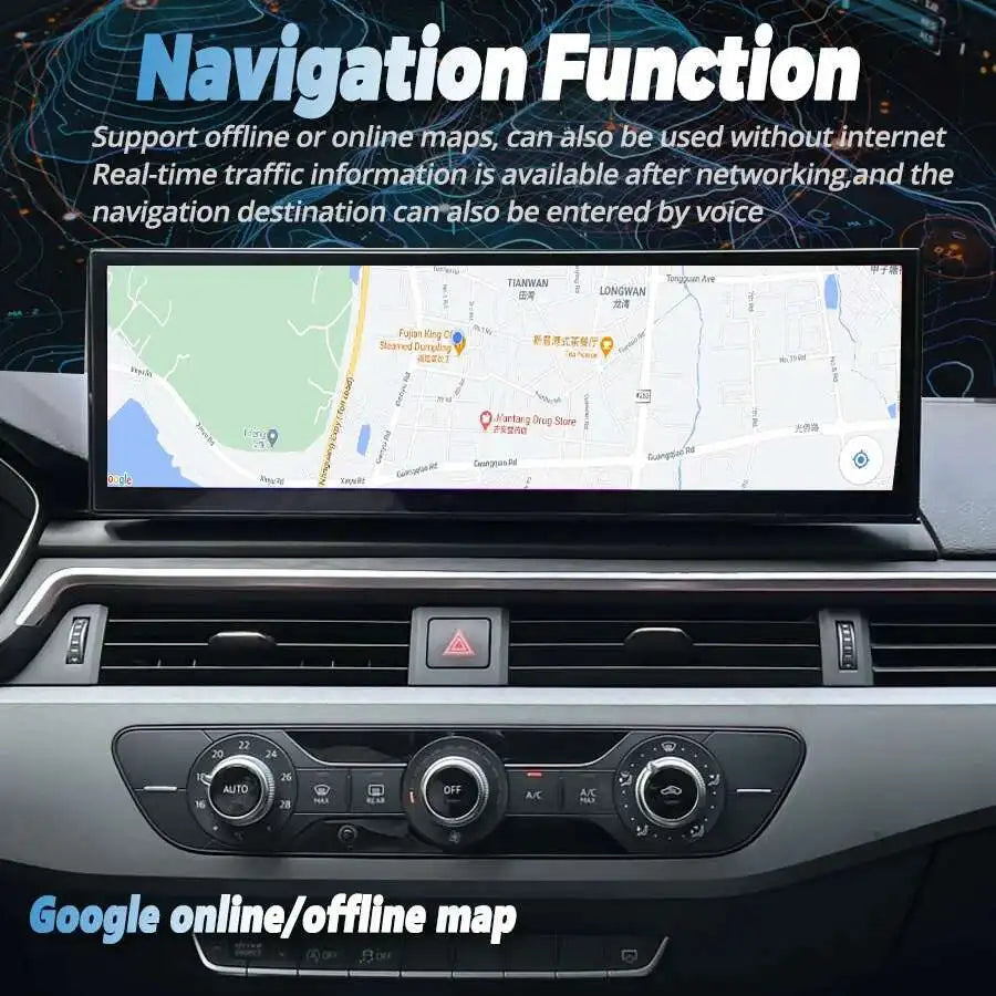 Android Auto14.9inch 2560*720 For Audi A4 A5 A4L 2017 - 2019 Car Radio CarPlay Car Multime