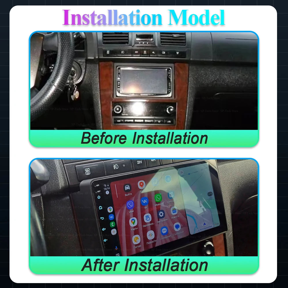 Android 16 For Ssangyong Rexton 2002 2003 2004 2005 2006 Car Radio Carplay Player Multimed | AUTOKITSHOP