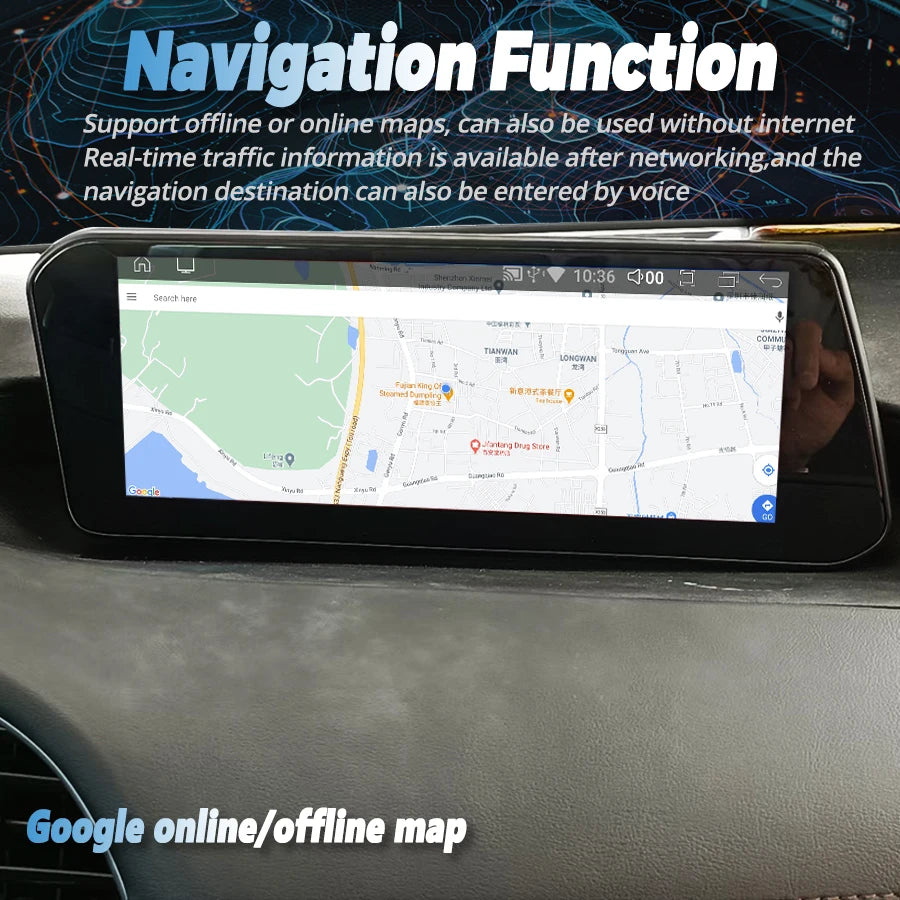 Android Car Radio Screen For Mazda Cx-30 CX30 Mazda 3 2021 2022 Stereo Multimedia Video Pl