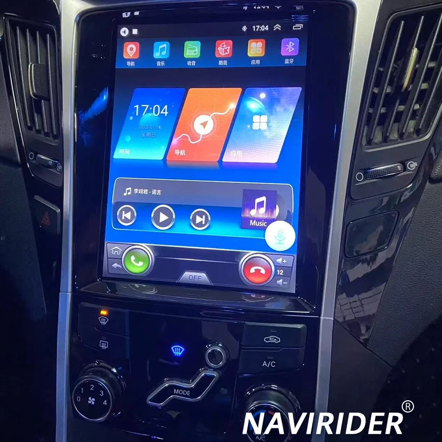Android 15 Car Radio CarPlay For Hyundai Sonata 8 2010-2015 GPS Multimedia Video Player Na