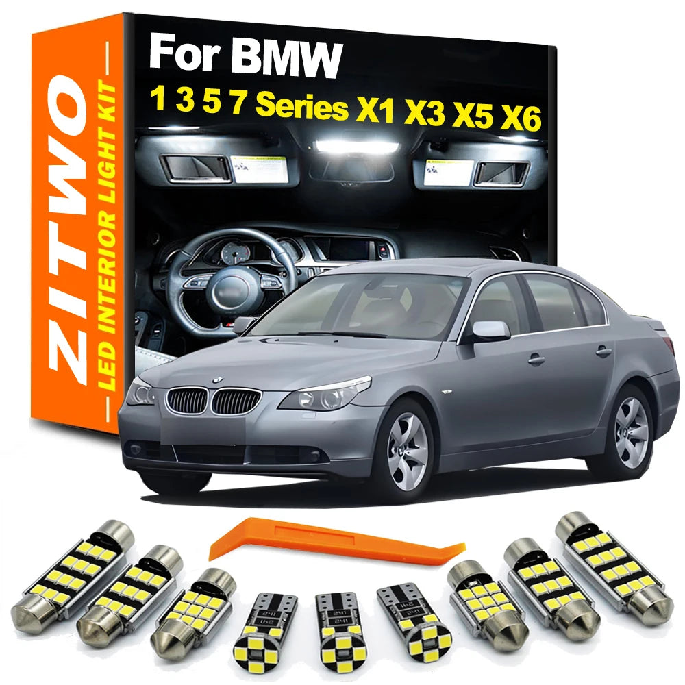 LED Interior Light Bulb Kit For BMW E87 E81 F20 E36 E46 E90 E91 E92 E93 E39 E60 E61 F10 F11 X1 E84 X3 E83 F25 X5 E53 E70 X6 E71