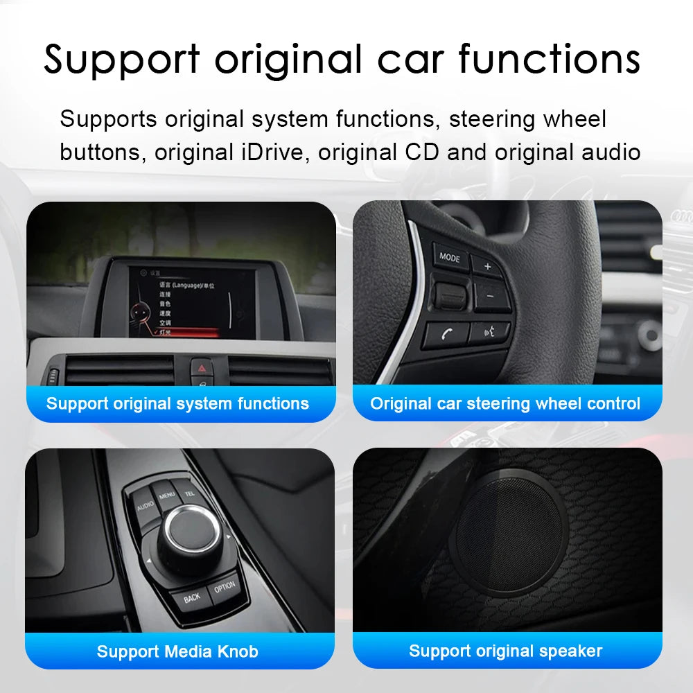 10.25inch Android 14 For BMW 1 Series F20 F21 NBT System Car Video Players Wireless Carpla