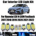 13-Piece LED Interior Light Kit for Hyundai 2017-2019 - Canbus Error-Free Interior Bulbs