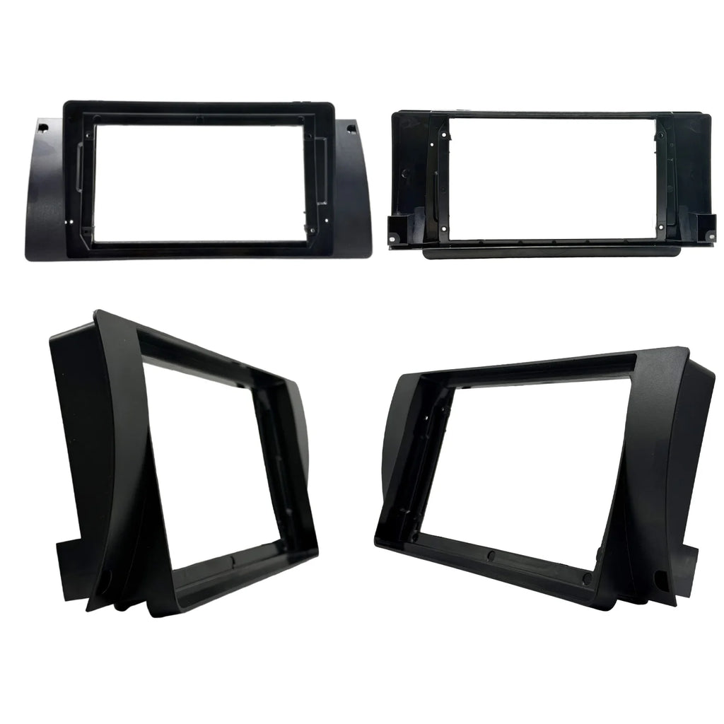 9 Inch Car Radio Panel Frame For BMW 5 Series E39 X5 E53 1999-2005 2-DIN Stereo Dash Kit B