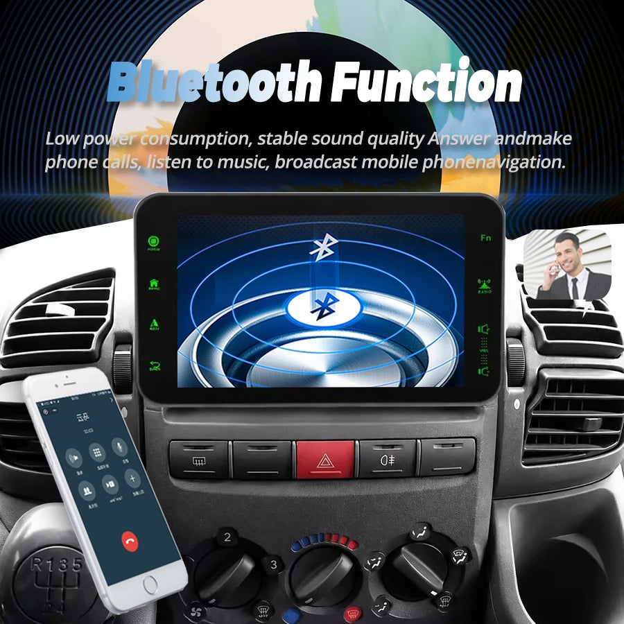 For Fiat Ducato 2002-2006 Citroen Jumper Peugeot Boxer 2002-2006 Stereo GPS Navi Carplay B