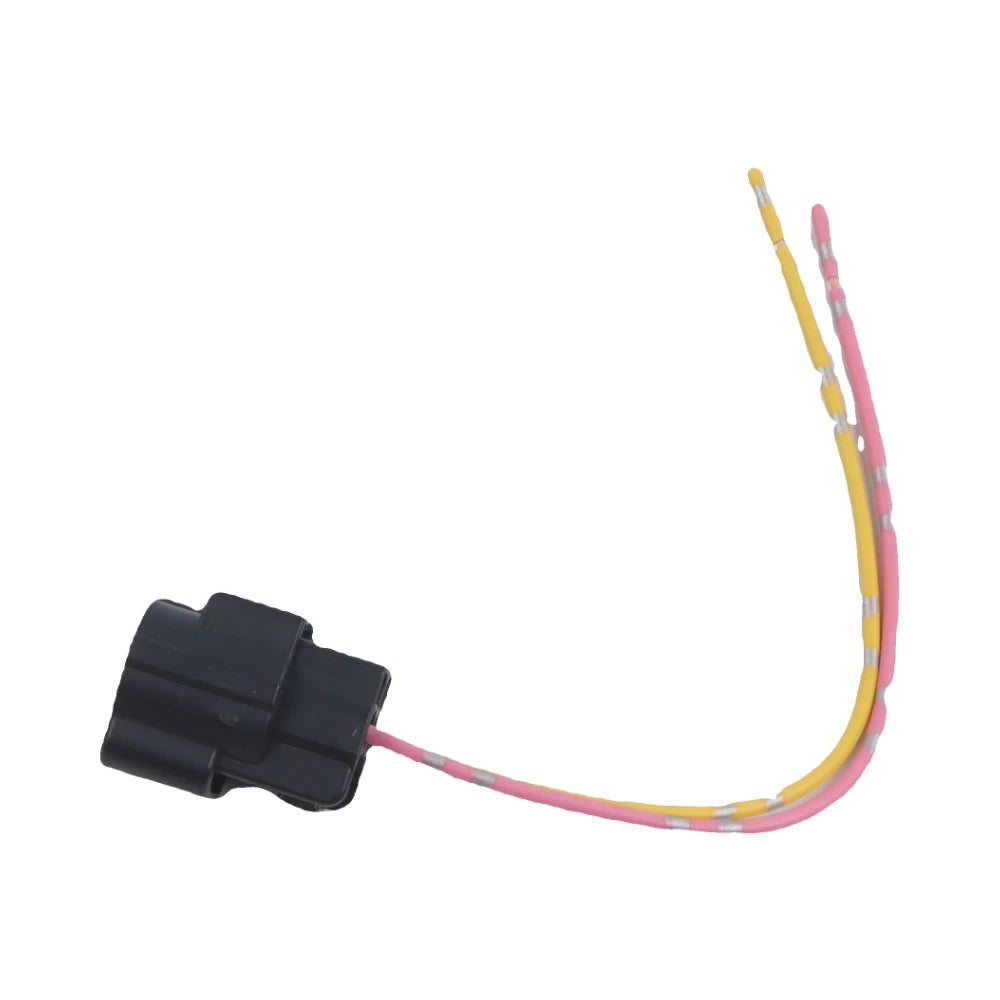 Solenoid Valve Connector W/ 2 Lines Harness Plug Connector For Kobelco SK-6E SK200-6E SK48