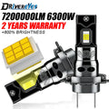 H7 LED Headlight Bulb 6300W H4 H11 Mini Wireless 7200000LM 9005 9006 HB3 HB4 H9 H8 Auto Di
