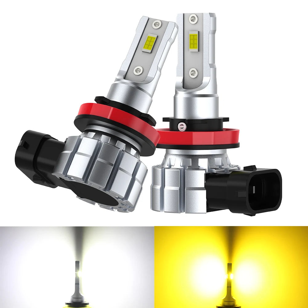 2-Piece LED Interior Light Kit for 60W 12000LM Canbus H8 H11 H10 H16JP HB4 9006 HB3 LED Bulbs N - Canbus Error-Free B...