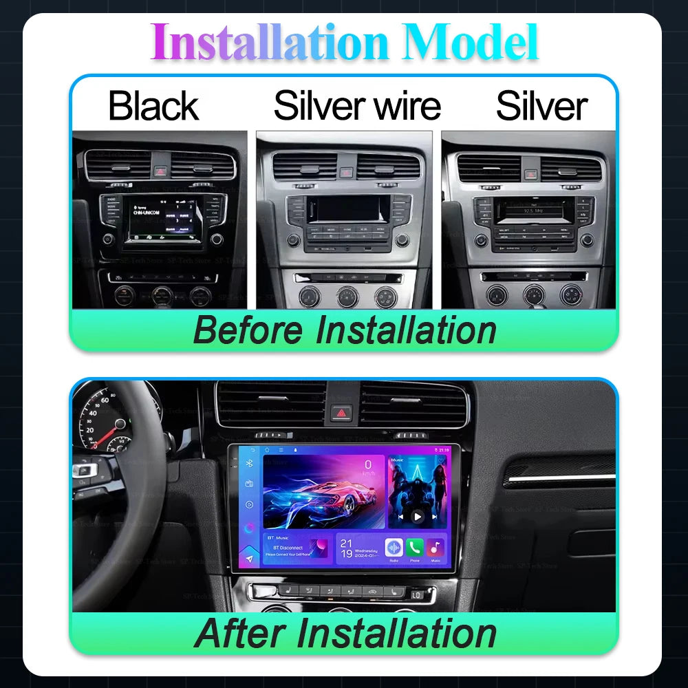 For Volkswagen Vw Golf 7 Mk7 Gti 2012 2013 -2020 Android 16 Carplay Car Radio Multimedia 8 | AUTOKITSHOP