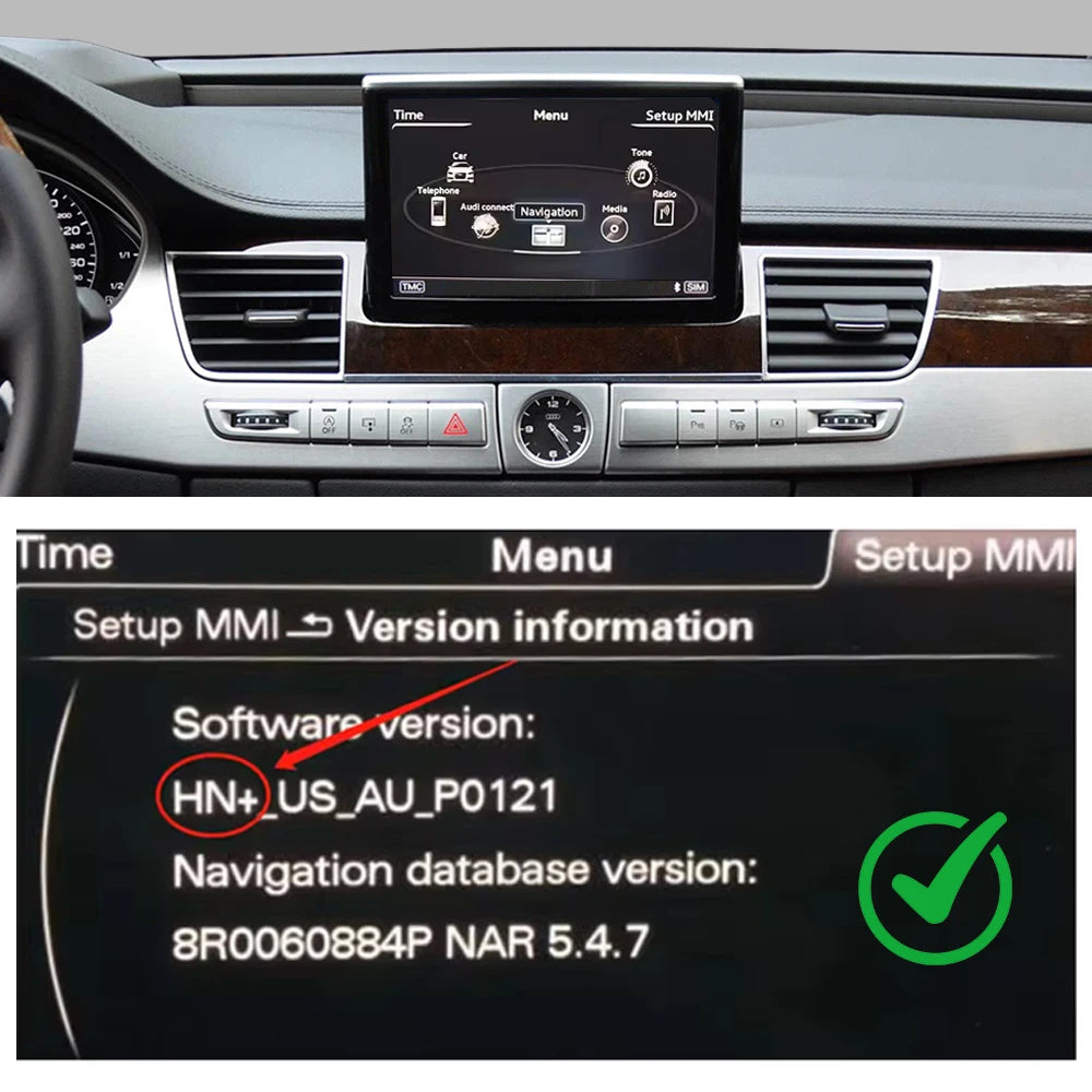 AUTOABC Wireless Carplay Android Auto For Audi Car A8 2011-2017 Interface Mirror Link Air  | AUTOKITSHOP