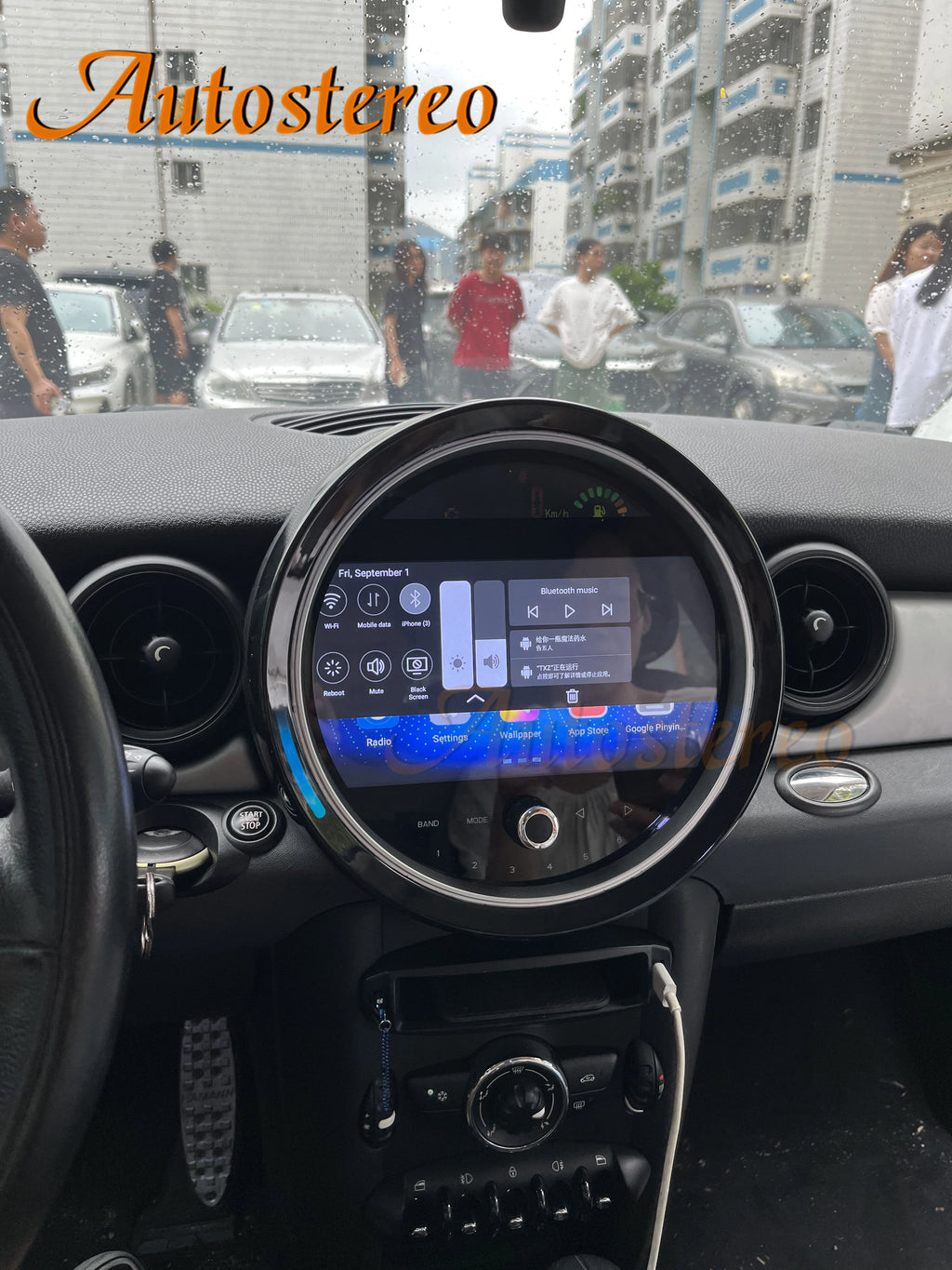 Carplay Auto Stereo Android 14 For MINI R54 R55 2007-2016 Car Multimedia Player GPS Naviga