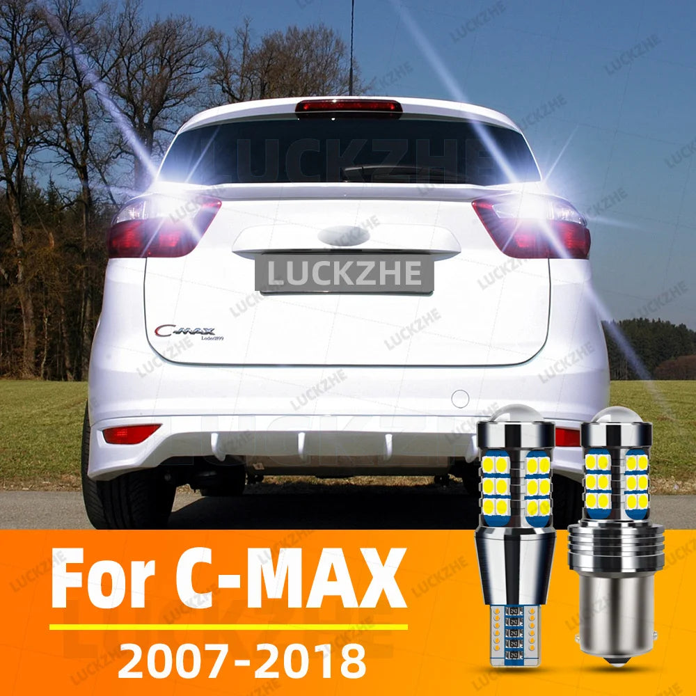 2-Piece LED Interior Light Kit for Ford C-Max C Max 1 2 Accessories 2007-2018 - Canbus Dome Map Door Trunk Bulbs | AU...