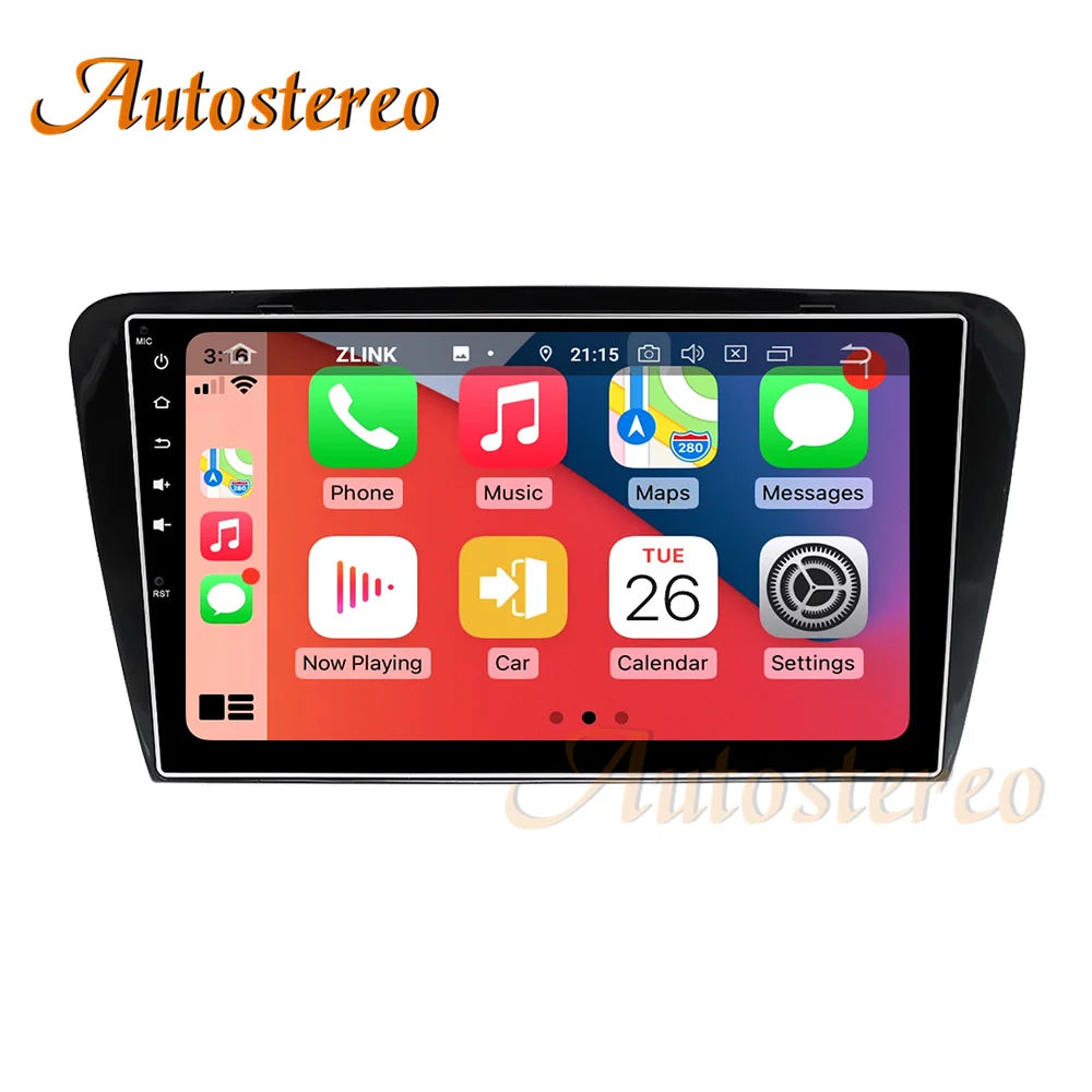 Android 13 Wireless Carplay Car DVD Player GPS Navigation For Skoda Octavia 2014-2017 Auto
