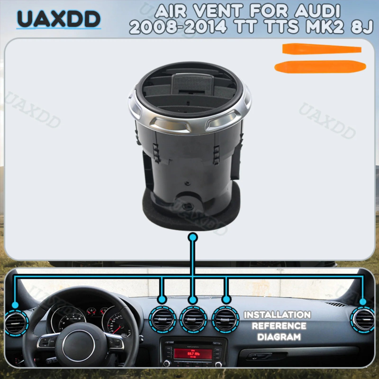 RGB - Ambient Light - for Audi TT 2008-2014 - Car Interior Lighting