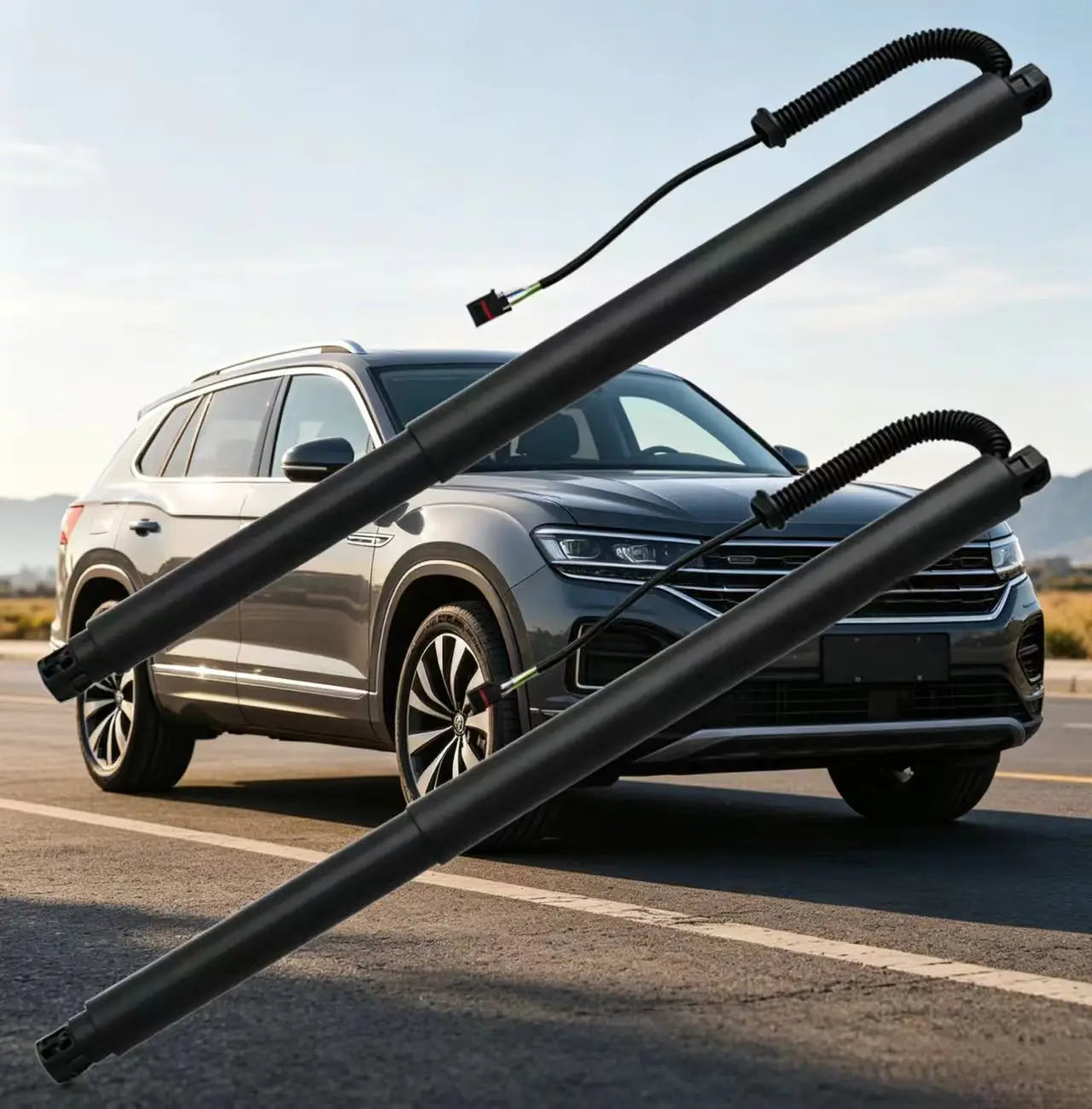 For Hyundai Santa Fe 2013 2014 2015 2016 2017 2018 2019 Rear Electric Tailgate Gas Strut 8 | AUTOKITSHOP