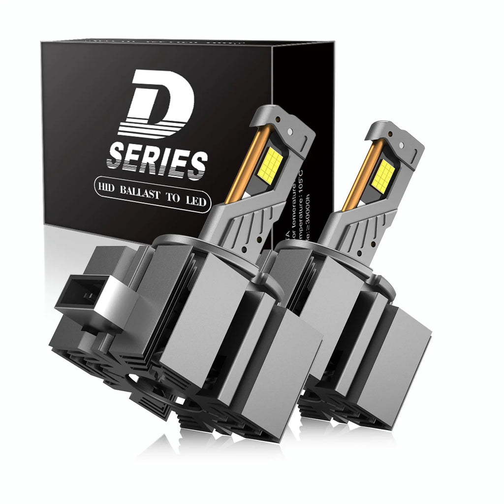D SERIES D3S LED Headlights HID D1S D2S D2R D4S D4R D5S D8S Turbo LED 30000LM 6000K white