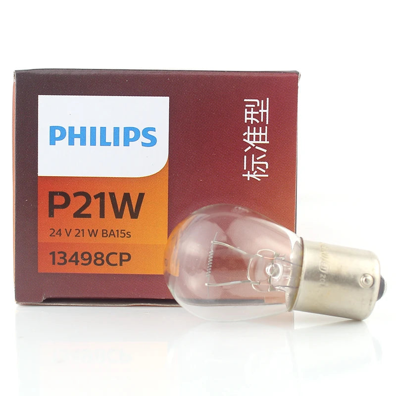 Philips Truck 24V P21W S25 21W BA15s 1156 Standard Turn Signal Lamp Original Rear Bulb Sto