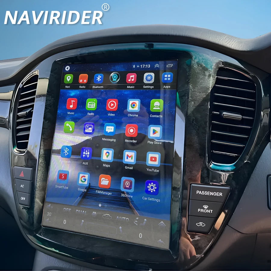 12.1inch Android 14 Head Unit For Toyota Highlander Kluger 2001-2007 Autoradio Multimedia