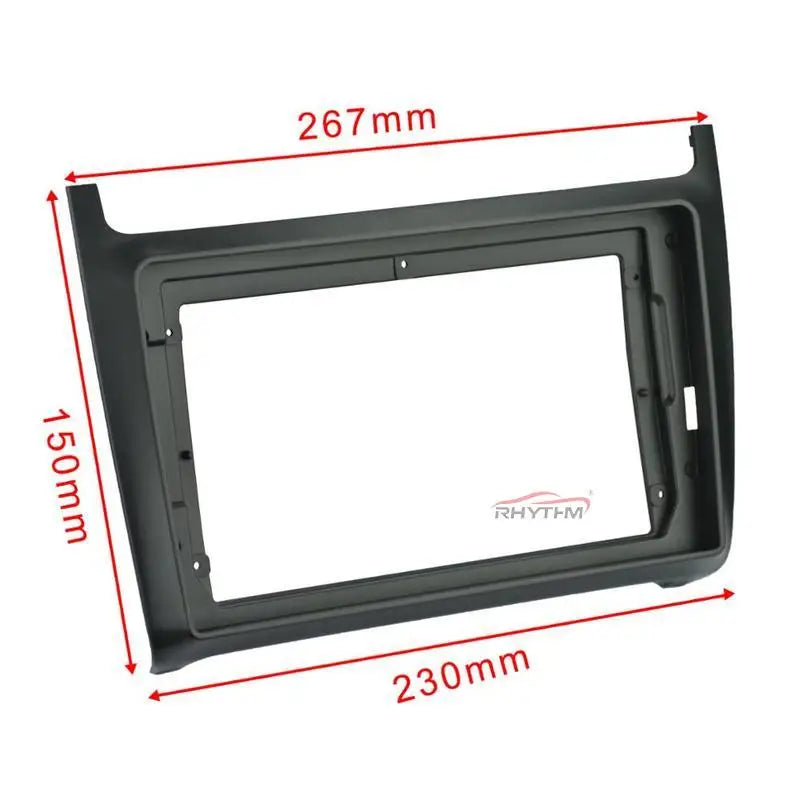 9 inch 2din car Fascia For Volkswagen Polo 2014-2019 Stereo Panel Dash Trim kit Installati | AUTOKITSHOP