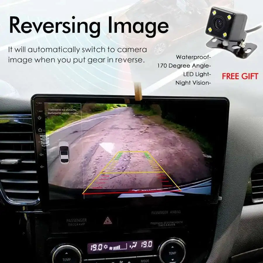 For Mitsubishi Outlander 3 GF0W GG0W 2012-2018 GPS Navigation Multimedia Video Player 8+12