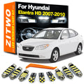 ZITWO 11Pcs Canbus No Error For Hyundai Elantra HD 2007 2008 2009 2010 Car LED Bulbs Interior Re - Canbus LED Car Light