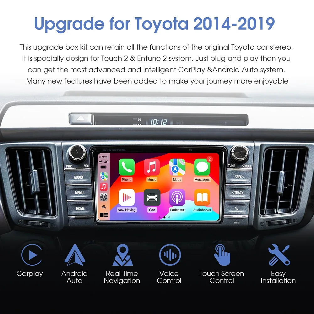 Wireless Carplay Android Auto For TOYOTA Touch 2 Entune 2.0 Highlander Tundra Sienna Prius | AUTOKITSHOP