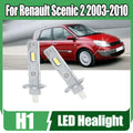 H1 High Beam LED Headlight Canbus No error 22000LM 6000K White For Renault Scenic 2 2003 2