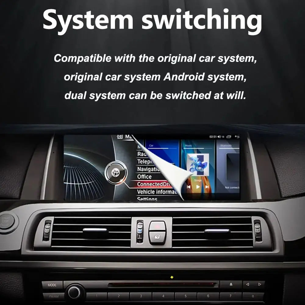 Android 16 Car Multimedia Video Player for BMW5 Series F10 F11 2011 - 2017 CIC NBT System