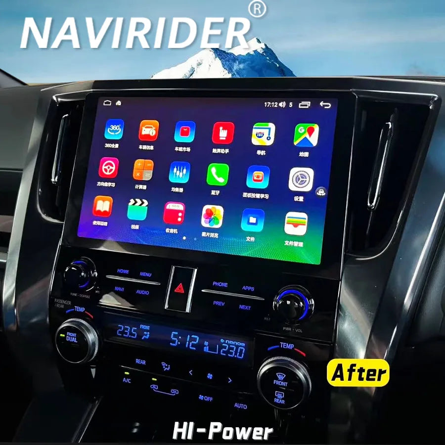 11.6" Android Car Video Playe For Toyota Alphard 30 Vellfire 2015-2023 Radio VELLFIRE Ster | AUTOKITSHOP